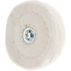 Value Collection - 3" Diam x 1/2" Thick, Soft Mounted Polishing Wheel - 50 Ply - All Tool & Supply