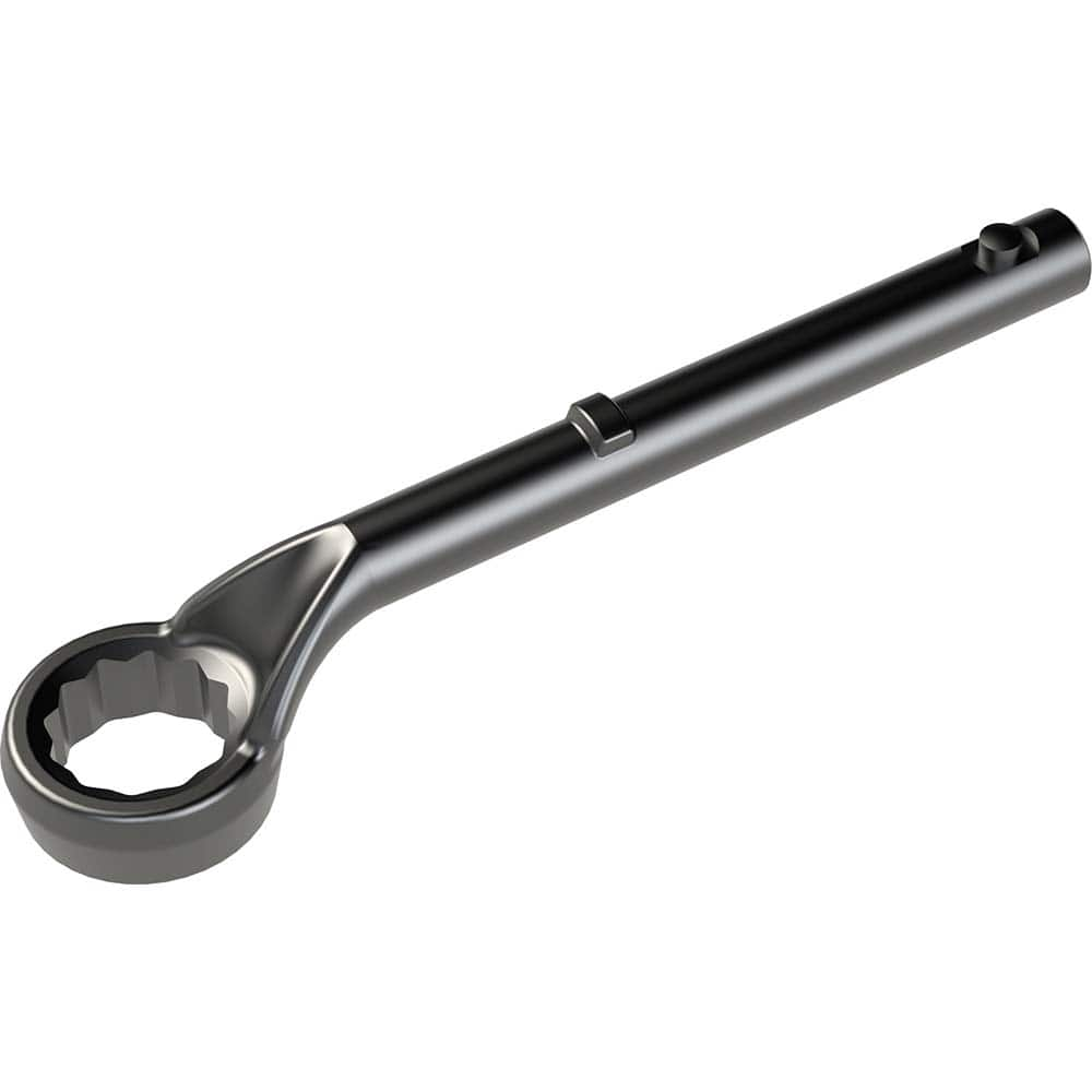 Petol - Box Wrenches; Wrench Type: Offset ; Tool Type: Straight Handle ; Size (Inch): 1-7/16 ; Number of Points: 12 ; Head Type: Single End ; Finish/Coating: Black Oxide - Exact Industrial Supply