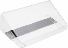 Deflect-o - 13" Wide x 7" High x 4" Deep Plastic Wall File - 1 Compartment, Clear - All Tool & Supply