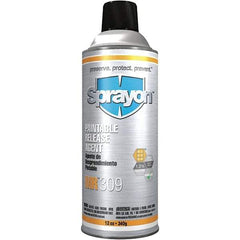 Sprayon - 12 Ounce Aerosol Can, Clear, General Purpose Mold Release - Silicone Composition - All Tool & Supply