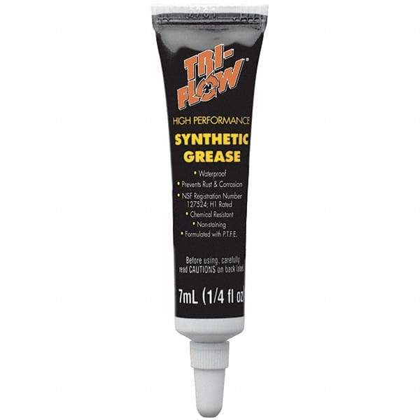 Tri-Flow - 0.25 oz Tube Synthetic High Temperature Grease - Translucent White, Extreme Pressure, Food Grade & High Temperature, 400°F Max Temp, NLGIG 2, - All Tool & Supply