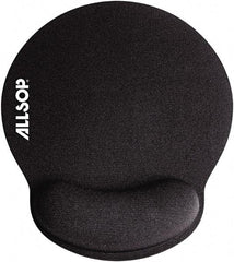 Allsop - 7-1/4" x 8-1/4" Black Mouse Pad - Use with Mouse - All Tool & Supply