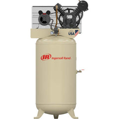 Stationary Electric Air Compressors; Compressor Style: Simplex; Input Voltage: 230; Frequency: 230; Phase: 1; Tank Style: Vertical; Tank Size: 80.00; Cfm At 90 Psi: 14; Maximum RPM: 1575.000; Maximum Working Pressure (Psi - 3 Decimals): 175.000; Maximum W