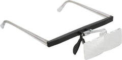 Made in USA - 1.75x Magnification, Ophthalmic Polymer, Rectangular Magnifier - 2 Inch Long x 1 Inch Wide Lens, Eyeglass Frame Mount, 14 Inch Focal Distance, 2 Inch Long - All Tool & Supply