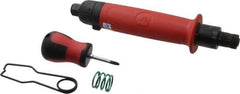 Universal Tool - 1/4" Bit Holder, 1,100 RPM, Inline Handle Air Screwdriver - 5 to 45 In/Lb Torque, 4 CFM - All Tool & Supply