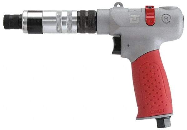 Universal Tool - 1/4" Bit Holder, 1,700 RPM, Pistol Grip Handle Air Screwdriver - 5 to 30 In/Lb Torque, 4 CFM - All Tool & Supply