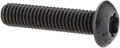 Camcar - #10-32 UNF Torx Plus Drive, Button Screw - Alloy Steel, Black Oxide Finish, Fully Threaded, 7/8" Length Under Head - All Tool & Supply