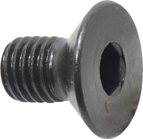 Holo-Krome - M12x1.75 Metric Coarse Hex Socket Drive, 90° Flat Screw - Grade 12.9 Alloy Steel, Black Oxide Finish, Fully Threaded, 20mm OAL - All Tool & Supply