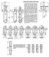 Made in USA - 1/2 Inch Gauge, Press Brake Punch and Die Set - 10 Ft. Punch and Die Length - All Tool & Supply