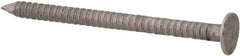 Made in USA - 3D, 14 Gauge, 1-1/4" OAL Common Nails - Ring Shank, 18-8 Stainless Steel - All Tool & Supply