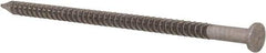 Made in USA - 12D, 9 Gauge, 3-1/4" OAL Common Nails - Ring Shank, T304 Stainless Steel - All Tool & Supply