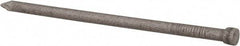 Made in USA - 8D, 12 Gauge, 2-1/2" OAL Finishing Nails - Smooth Shank, 18-8 Stainless Steel - All Tool & Supply