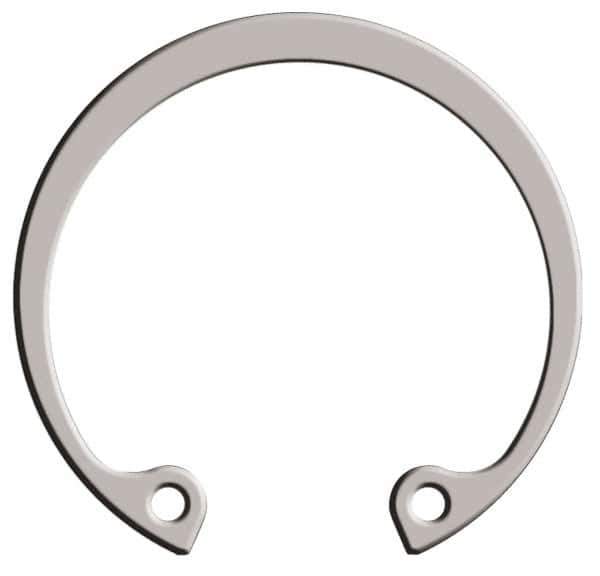 Rotor Clip - 0.062" Thick, Stainless Steel Snap Internal Retaining Ring - 0.068" Groove Width, 0.05" Groove Depth, 1.725" Groove Diam, Grade 15-7 Grade 632 - All Tool & Supply