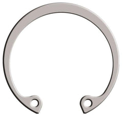 Rotor Clip - 0.035" Thick, Passivated Finish, Stainless Steel Snap Internal Retaining Ring - 0.039" Groove Width, 0.015" Groove Depth, 0.53" Groove Diam, Grade 15-7 Grade 632 - All Tool & Supply