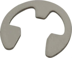 Rotor Clip - 3/16" Groove Diam, 7/32" Shaft Diam, Stainless Steel, E Style External Retaining Rings - 0.029" Groove Width, 0.015" Groove Depth, 0.025" Ring Thickness, Grade 15-7 Grade 632 - All Tool & Supply