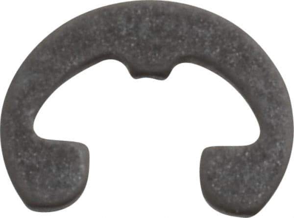 Rotor Clip - 3/16" Groove Diam, 7/32" Shaft Diam, Phosphate Steel, Reinforced E Style External Retaining Rings - 0.029" Groove Width, 0.015" Groove Depth, 0.025" Ring Thickness, Grade 1060-1090 - All Tool & Supply