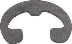 Rotor Clip - 1/4" Groove Diam, 5/16" Shaft Diam, Phosphate Steel, Reinforced E Style External Retaining Rings - 0.029" Groove Width, 0.031" Groove Depth, 0.025" Ring Thickness, Grade 1060-1090 - All Tool & Supply