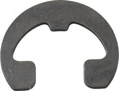 Rotor Clip - 0.343" Groove Diam, 7/16" Shaft Diam, Phosphate Steel, Reinforced E Style External Retaining Rings - 0.04" Groove Width, 0.047" Groove Depth, 0.035" Ring Thickness, Grade 1060-1090 - All Tool & Supply