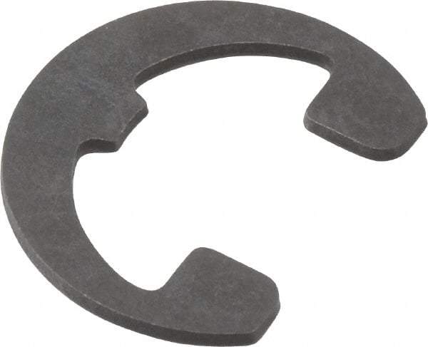 Rotor Clip - 0.396" Groove Diam, 1/2" Shaft Diam, Phosphate Steel, Reinforced E Style External Retaining Rings - 0.046" Groove Width, 0.052" Groove Depth, 0.042" Ring Thickness, Grade 1060-1090 - All Tool & Supply