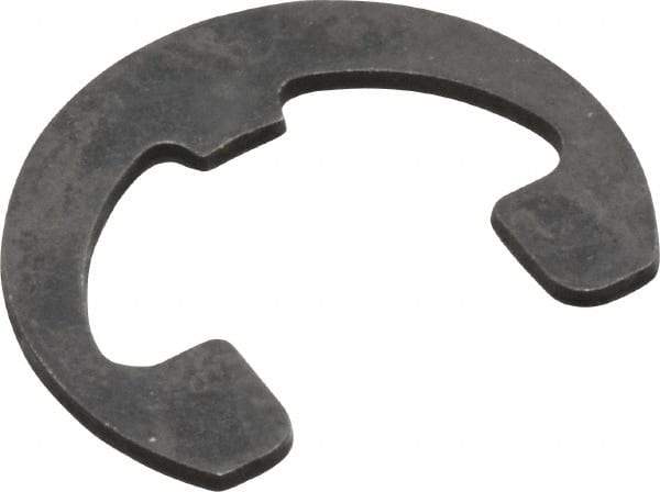 Rotor Clip - 7/16" Groove Diam, 9/16" Shaft Diam, Phosphate Steel, Reinforced E Style External Retaining Rings - 0.046" Groove Width, 0.062" Groove Depth, 0.042" Ring Thickness, Grade 1060-1090 - All Tool & Supply