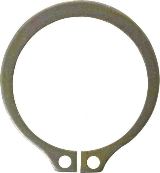 Rotor Clip - 1.529" Groove Diam, 1-5/8" Shaft Diam, Zinc Yellow Dichromate Steel, Snap External Retaining Rings - 0.068" Groove Width, 0.048" Groove Depth, 0.062" Ring Thickness, Grade 1060-1090 - All Tool & Supply