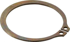 Rotor Clip - 1.886" Groove Diam, 2" Shaft Diam, Zinc Yellow Dichromate Steel, Snap External Retaining Rings - 0.068" Groove Width, 0.057" Groove Depth, 0.062" Ring Thickness, Grade 1060-1090 - All Tool & Supply