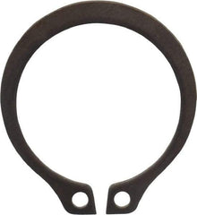 Rotor Clip - 0.588" Groove Diam, 5/8" Shaft Diam, Zinc-Plated Stainless Steel, Snap External Retaining Rings - 0.039" Groove Width, 0.018" Groove Depth, 0.035" Ring Thickness, Grade 15-7 Grade 632 - All Tool & Supply