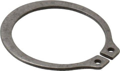 Rotor Clip - 0.821" Groove Diam, 7/8" Shaft Diam, Zinc-Plated Stainless Steel, Snap External Retaining Rings - 0.046" Groove Width, 0.027" Groove Depth, 0.042" Ring Thickness, Grade 15-7 Grade 632 - All Tool & Supply