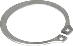 Rotor Clip - 1.176" Groove Diam, 1-1/4" Shaft Diam, Zinc-Plated Stainless Steel, Snap External Retaining Rings - 0.056" Groove Width, 0.037" Groove Depth, 0.05" Ring Thickness, Grade 15-7 Grade 632 - All Tool & Supply