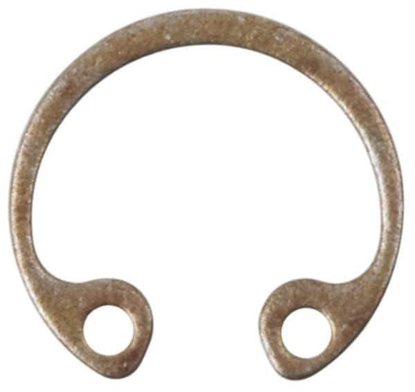 Rotor Clip - 0.035" Thick, Phosphate Finish, Steel Snap Internal Retaining Ring - 0.039" Groove Width, 0.02" Groove Depth, 0.665" Groove Diam, Grade 1060-1090 - All Tool & Supply