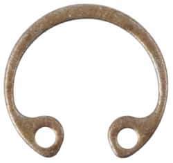 Rotor Clip - 11/16" Nominal, 0.035" Thick, Stainless Steel Snap Internal Retaining Ring - 0.039" Groove Width, 0.0222" Groove Depth, 0.732" Groove Diam - All Tool & Supply