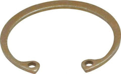 Rotor Clip - 0.05" Thick, Zinc Yellow Dichromate Finish, Steel Snap Internal Retaining Ring - 0.056" Groove Width, 0.04" Groove Depth, 1.33" Groove Diam, Grade 1060-1090 - All Tool & Supply