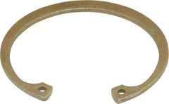 Rotor Clip - 0.062" Thick, Zinc Yellow Dichromate Finish, Steel Snap Internal Retaining Ring - 0.068" Groove Width, 0.054" Groove Depth, 1.858" Groove Diam, Grade 1060-1090 - All Tool & Supply