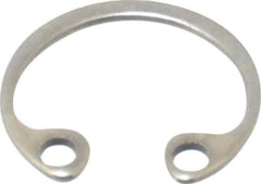 Rotor Clip - 0.015" Thick, Stainless Steel Snap Internal Retaining Ring - 0.02" Groove Width, 0.009" Groove Depth, 0.268" Groove Diam, Grade 15-7 Grade 632 - All Tool & Supply