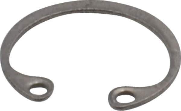 Rotor Clip - 0.015" Thick, Stainless Steel Snap Internal Retaining Ring - 0.02" Groove Width, 0.009" Groove Depth, 0.33" Groove Diam, Grade 15-7 Grade 632 - All Tool & Supply