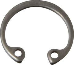 Rotor Clip - 0.025" Thick, Stainless Steel Snap Internal Retaining Ring - 0.029" Groove Width, 0.012" Groove Depth, 0.461" Groove Diam, Grade 15-7 Grade 632 - All Tool & Supply