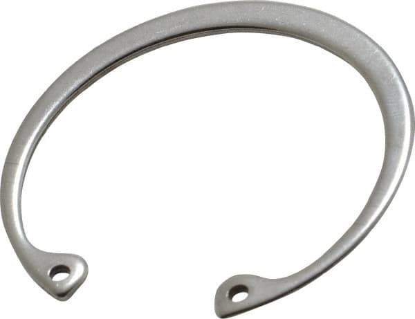 Rotor Clip - 0.062" Thick, Stainless Steel Snap Internal Retaining Ring - 0.068" Groove Width, 0.054" Groove Depth, 1.858" Groove Diam, Grade 15-7 Grade 632 - All Tool & Supply