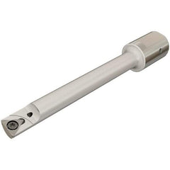 Iscar - 16mm Min Bore Diam, 141.99mm OAL, 16mm Shank Diam, IHAXF-E Indexable Boring Bar - 119.99mm Max Bore Depth, TPGX 73.. Insert - All Tool & Supply