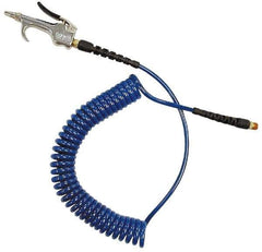 Coilhose Pneumatics - 3/16" ID Hose & Blow Gun Assembly - 15' Long Hose, 1/4" Inlet, MPT Thread - All Tool & Supply