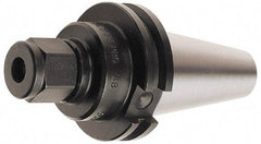 Collis Tool - 0.88" Capacity, 3" Projection, CAT40 Taper Shank, ER40 Collet Chuck - 0.0002" TIR, Through-Spindle & DIN Flange Coolant - Exact Industrial Supply