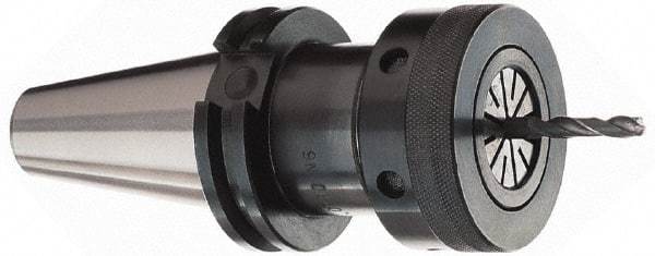 Collis Tool - 1" Capacity, 6" Projection, CAT40 Taper Shank, TG/PG 100 Collet Chuck - Exact Industrial Supply