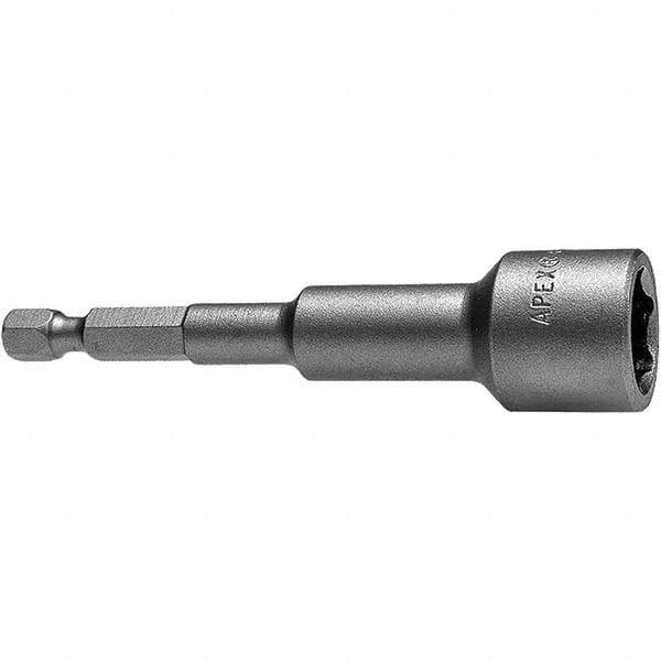 Apex - 5/16" Nonmagnetic Nutsetter - 1/4" Hex Drive, 3-1/4" OAL - All Tool & Supply