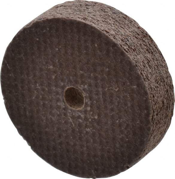 Cratex - 1" Diam x 1/8" Hole x 1/4" Thick, 54 Grit Surface Grinding Wheel - Aluminum Oxide, Type 1, Coarse Grade, 54,240 Max RPM, No Recess - All Tool & Supply