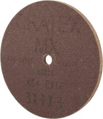 Cratex - 3" Diam x 1/4" Hole x 1/8" Thick, 54 Grit Surface Grinding Wheel - Aluminum Oxide, Type 1, Coarse Grade, 18,080 Max RPM, No Recess - All Tool & Supply