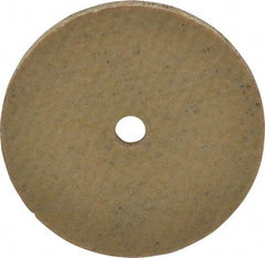 Cratex - 1" Diam x 1/8" Hole x 1/16" Thick, 80 Grit Surface Grinding Wheel - Aluminum Oxide, Type 1, Medium Grade, 36,290 Max RPM, No Recess - All Tool & Supply