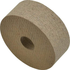 Cratex - 1" Diam x 3/8" Thick Unmounted Buffing Wheel - 1/4" Arbor Hole, Medium Grade - All Tool & Supply