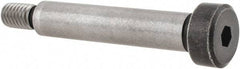 Holo-Krome - 8mm Shoulder Diam x 40mm Shoulder Length, M6x1 Metric Coarse, Hex Socket Shoulder Screw - 12.9 Alloy Steel, Uncoated, 5.32 to 5.5mm Head Height x 12.73 to 13mm Head Diam - All Tool & Supply