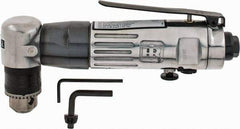 Ingersoll-Rand - 3/8" Reversible Keyed Chuck - Right Angle Handle, 1,800 RPM, 4 CFM, 0.33 hp, 90 psi - All Tool & Supply