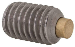 Made in USA - 1/2-13 UNC, 3/4" Length of Thread, Soft Tip Point Set Screw - Grade 18-8 Stainless Steel - All Tool & Supply