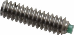 Made in USA - #6-32 UNC, 1/2" Length of Thread, Soft Tip Point Set Screw - Grade 18-8 Stainless Steel - All Tool & Supply